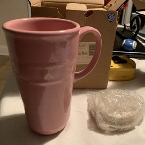Longaberger Woven Traditions Pink Travel w/ Lid #31795